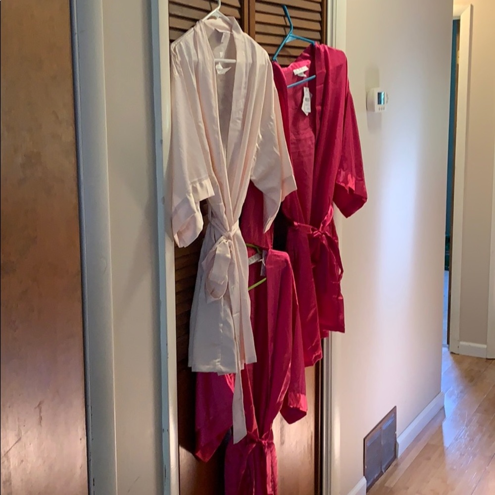 Bride , bridesmaid, maid of honor robes